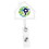 Custom House Badge Reel (label), 1.73" W x 3.65" H x 0.42" D, Price/piece