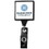 Custom Jumbo Square Retractable Badge Reel W/ Belt Clip (Chroma Digital Direct), 1.5" W X 3.5" H X 0.38" D, Price/piece