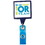 Custom Jumbo Square Retractable Badge Reel W/ Belt Clip (Chroma Digital Direct), 1.5" W X 3.5" H X 0.38" D, Price/piece