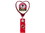 Custom Jumbo Heart Retractable Badge Reel (Label Only), 1.53" W X 3.5" H X 0.42" D, Price/piece