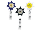 Custom 7 Point Star Retractable Badge Reel (Chroma Digital Direct Print), 1.8