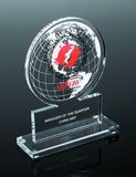 Custom Globe Acrylic Promotional Award (5 1/2