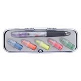 Custom Tri-Color Pen and Highlighter Set, 7 1/4
