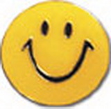 Custom Smiley Face Lapel Pin with Color