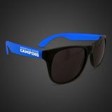 Custom Neon Sunglasses With Blue Arms
