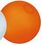 Custom 12" Inflatable Opaque Orange Beach Ball, Price/piece