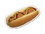 Custom 3.1-5 Sq. In. (B) Magnet - Hot Dog On A Bun, 30mm Thick, Price/piece