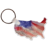 Custom USA Key Tag