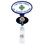 Custom Double Up Oval Retractable Badge Reel (Label), 2.10" W x 4.10" H x .39" D, Price/piece