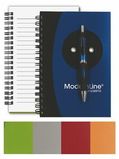 Custom Overlapping Poly Cover Notebook w/Matching Pen