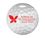 Custom 3" Stock Golf Ball Design Luggage Tag, Price/piece