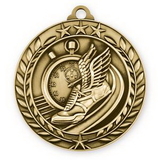 Custom 2 3/4'' Track Wreath Award Medallion