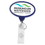 Custom Hemp Jumbo Oval Badge Reel (Label Only), 2.10" W x 3.50" H x 0.40" D, Price/piece