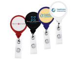 Custom Jumbo Anti-Microbial Round Retractable Badge Reel (Chroma Digital Direct), 1.5