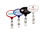 Custom Jumbo Anti-Microbial Oval Retractable Badge Reel (Polydome), 2.1" W X 3.5" H X 0.4" D, Price/piece