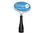 Custom Anti-Microbial Oval Retractable Pen Holder (Label), 2.13" W x 3.8" H x 0.85" D, Price/piece