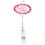 Custom Jumbo Oval Badge Reel w/Lanyard Attachment(Polydome), 2.13" W x 3.75" H x 0.92" D, Price/piece