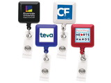 Custom Good Square Retractable Badge Reel (Label Only)