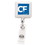 Custom Good Square Retractable Badge Reel (Polydome), Price/piece