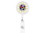 Custom Star Spinner Badge Reel (DOME), 1.5" W x 3.5" H x 0.4" D, Price/piece