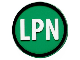 Custom LPN/ Licensed Practical Nurse Tag Along (Pre-Decorated), 1.25" Diameter x 0.2" D