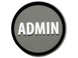 Custom Admin/ Administration Tag Along (Pre-Decorated), 1.25