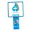 Custom Square TagID Badge Holder (Label Only), Price/piece