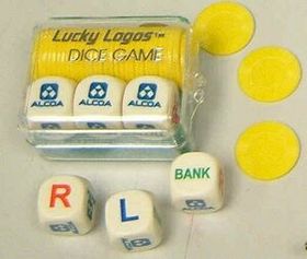Custom Lucky Logos Dice Game