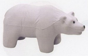 Custom Polar Bear Stress Reliever Squeeze Toy