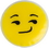 Custom Smirk Emoji Chill Patch, 4" W x 4" H, Price/piece