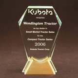 Custom Jade Glass Gemstone Award (9