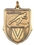 Custom 100 Series Stock Medal (Speed Skating) Gold, Silver, Bronze, Price/piece