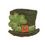 Custom Holiday Embroidered Applique - Top Hat W/ Shamrock, Price/piece