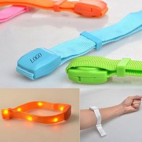 Custom Light up Wristband, 9 4/5" L x 1" W