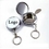 Custom Portable Metal Round Mini Ashtray With Keyring, 2"" L x 0.6"" W, Price/piece