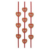 Custom Heart Ribbon Stringer, 4' L