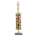 Custom Single Column Basketball Trophy w/Figure (18