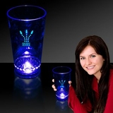 Custom Blue 16 Oz. Light-Up Pint Glass
