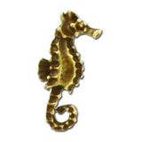 Custom Seahorse Lapel Pin, 7/8