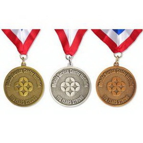 Custom Zinc Alloy Economy Award Medal (1.75")