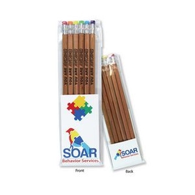 Custom Create-A-Pack Pencil Set of 6 - ZEN Pencils, 2 1/2" W x 7 3/4" H