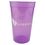 Custom 22 Oz. Smooth Color Translucent Stadium Cups, Price/piece