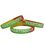 Custom Segmented Silicone Bracelets, 8" L x 1/2" W, Price/piece