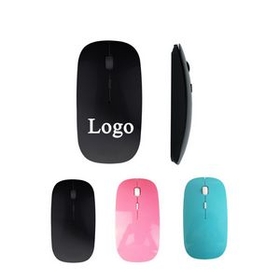 Custom Ultra-thin Wireless 3.0G Mouse with Battery Included, 4 2/5" L x 1 1/5" W x 7/10" H
