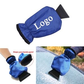 Custom Durable Car Windshield Ice Scraper Hand Mitten, 12 3/4 " L x 6 " W x 1" H