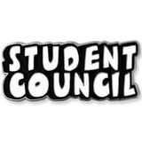 Blank Student Council Word School Pin, 1
