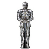 Custom Medieval Jointed Suit of Armor, 6' L