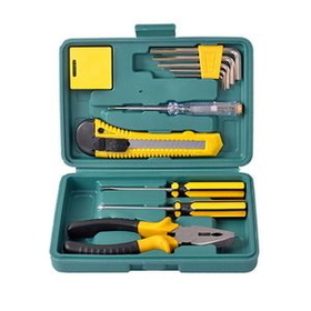 Custom Household Hand Tool Kit, 7 7/8" L x 5 1/8" W x 1 1/2" H