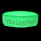 Custom 1" Glow-in-the-Dark Debossed Silicone Wristbands, Price/piece