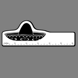 Custom Hat (Sombrero, Solid) 6 Inch Ruler